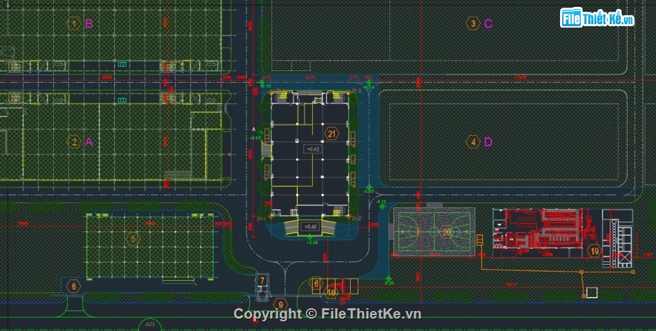 Nhà văn phòng,Nhà điều hành,nhà văn phòng 6 tầng,thiết kế nhà văn phòng,thiết kế nhà điều hành