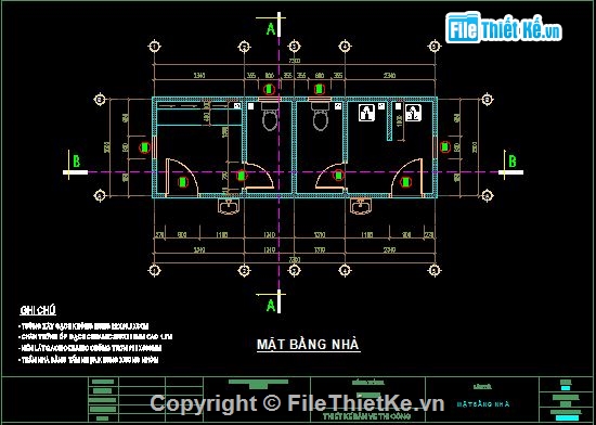 Nhà vệ sinh,nhà vệ sinh ngoài trời,Bản vẽ nhà vệ sinh,Nhà vệ sinh 2.5x7.3m,Thiết kế nhà vệ sinh,Autocad thiết kế nhà vệ sinh