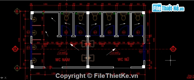 nhà vệ sinh,nhà vệ sinh trường học,thiết kế nhà vệ sinh trường học,cad nhà vệ sinh,nhà vệ sinh trạm y tế,kiến trúc nhà vệ sinh