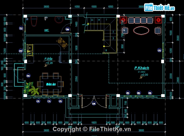 File cad,sân vườn,File autocad,biệt thự sân vườn,biệt thự 6.3 x 11m,biệt thự đẹp