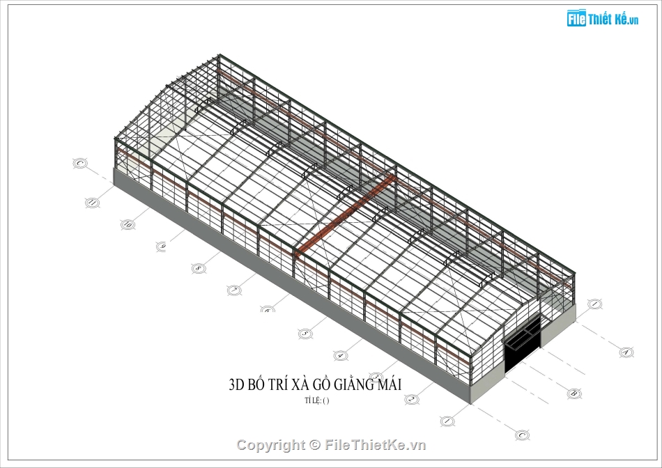 cad nhà xưởng khung zamil,Nhà xưởng 1 tầng,Nhà xưởng 20x60m,bản vẽ nhà xưởng,nhà xưởng khung thép