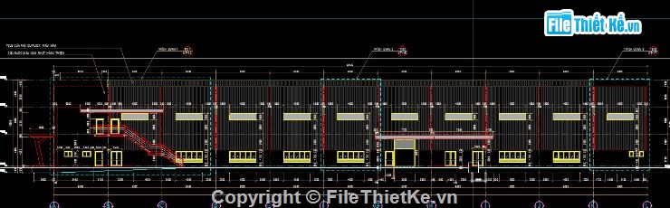 nhà xưởng 2 tầng,file cad nhà xưởng,nhà xưởng 2 tầng file cad