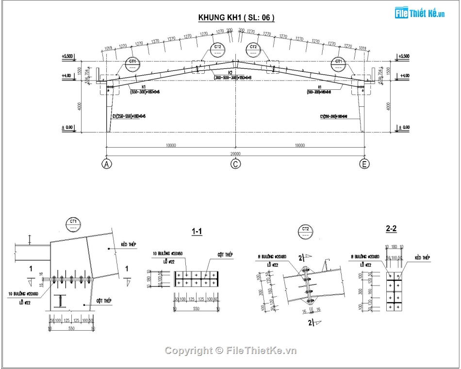 kết cấu thép,Nhà xưởng 20x30m,Nhà xưởng thép,kết cấu,full kiến trúc,thép