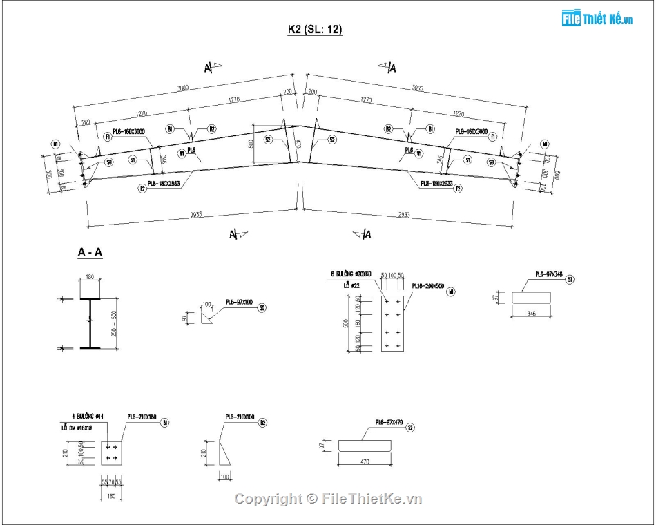 kết cấu thép,Nhà xưởng 20x30m,Nhà xưởng thép,kết cấu,full kiến trúc,thép