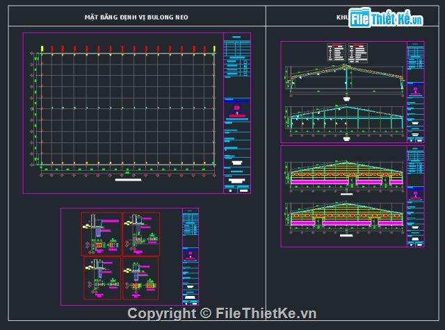 bản vẽ nhà xưởng,nhà xưởng 75x116m,kết cấu nhà xưởng,kiến trúc nhà xưởng,mẫu nhà xưởng