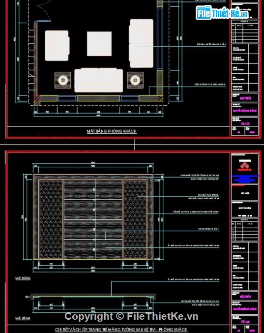 Nội thất,cad nội thất biệt thự,nội thất biệt thự cad