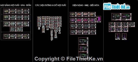 nội thất biệt thự 3 tầng,cad nội thất,file cad nội thất biệt thự