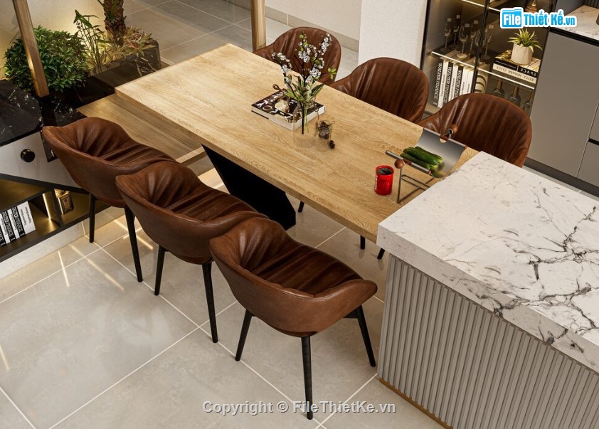 sketchup nội thất,nội thất nhà hiện đại,sketchup nội thất hiện đại