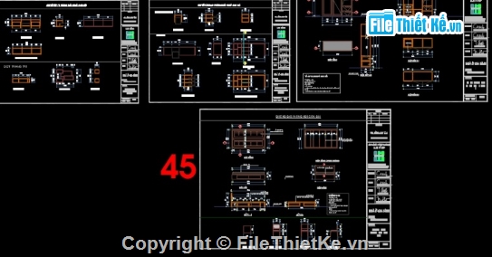 Nội thất,nội thất nhà 3 tầng,cad nội thất