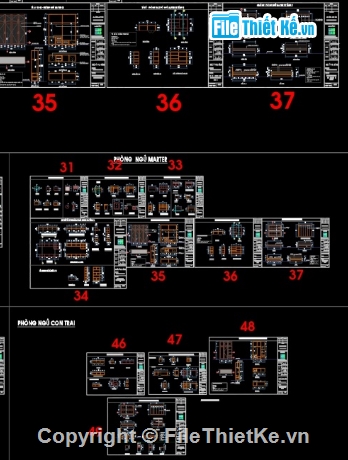 Nội thất,nội thất nhà 3 tầng,cad nội thất