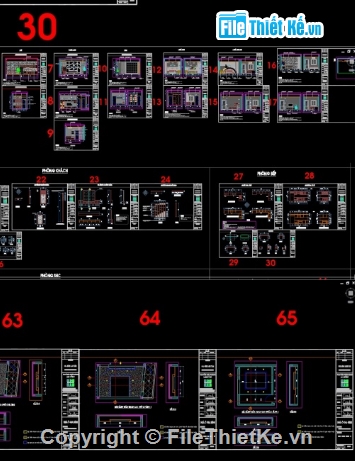 Nội thất,nội thất nhà 3 tầng,cad nội thất