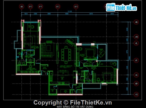 nội thất penhouse,cad nội thất,file cad nội thất