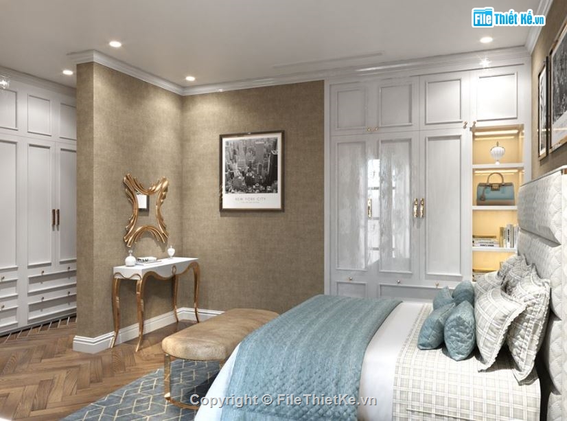 file sketchup phòng ngủ,Nội thất phòng ngủ sketchup,phòng ngủ file sketchup,sketchup phòng ngủ,model su phòng ngủ