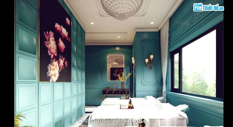 thiết kế nội thất spa,sketchup spa,file sketchup spa,model sketchup spa