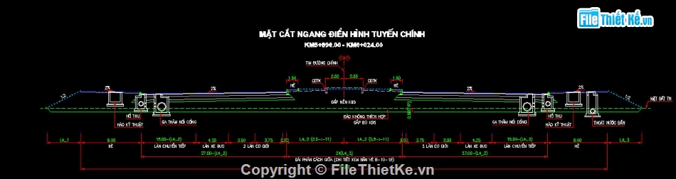 Nút giao khác mức,Nút giao hoa thị hoàn chỉnh,Phối cảnh nút giao hoa thị,mẫu nút giao hoa thị,bản vẽ và tính toán nút giao hoa thị