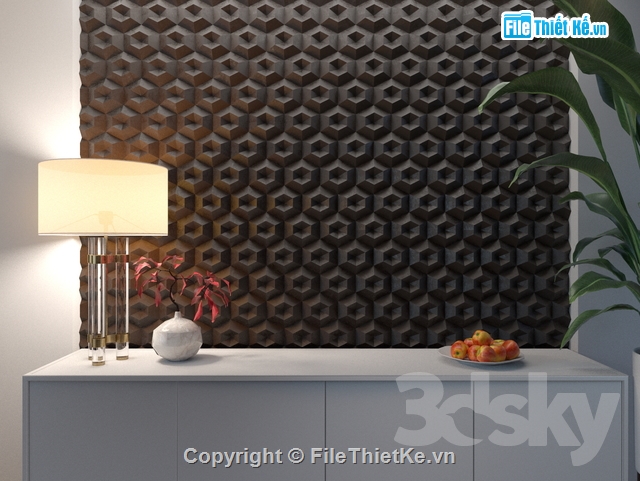 tấp ốp 3d,vách 3d,tấm ốp tường
