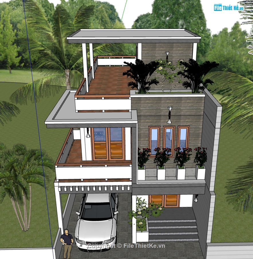 file sketchup  3d nhà 2 tầng 1 tum,model 3d nhà 2 tầng 1 tum,sketchup 3d nhà 2 tầng 1 tum,3d nhà 2 tầng 1 tum