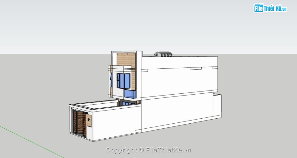 nhà phố 2 tầng,phối cảnh nhà phố 2 tầng,thiết kế nhà phố 2 tầng,sketchup nhà phố 2 tầng,mẫu nhà phố hiện đại