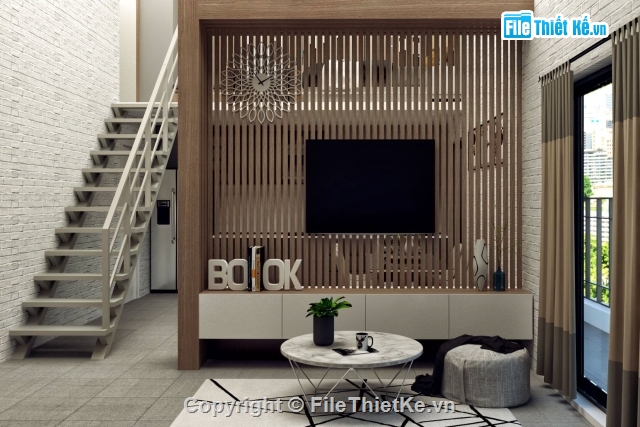 sketchup nội thất căn hộ,nội thất căn hộ,Sketchup nội thất gia đình,sketchup nội thất