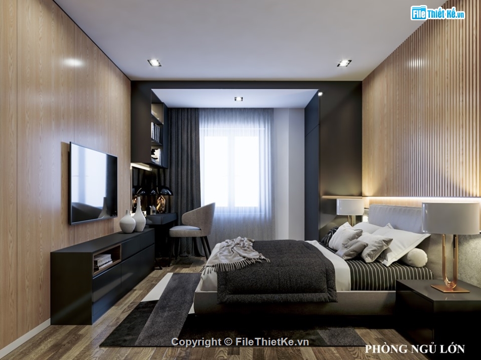 nội thất chung cư,sketchup thiết kế nội thất,nội thất khách bếp sketchup,phối cảnh chung cư,sketchup nội thất phòng ngủ