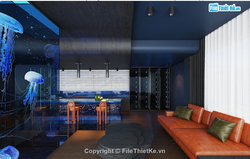 phòng khách đẹp,phòng bếp sketchup,sketchup phòng khách,khách bếp đẹp