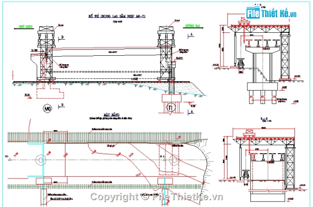 bản vẽ lao dầm,chế tạo dầm i,bptc dầm i33