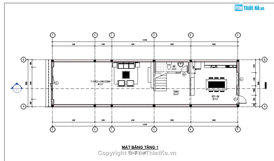 nhà phố 3 tầng,nhà 3 tầng,nhà kích thước 5 x 20m