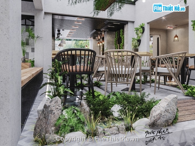 quán cafe,Nội thất quán ba Sketchup,nội thất quán cafe,quán bán cafe,quán cà fe