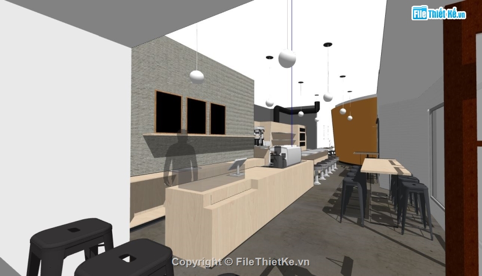 cafe sketchup,sketchup cafe,sketchup quán cafe,quán cafe sketchup