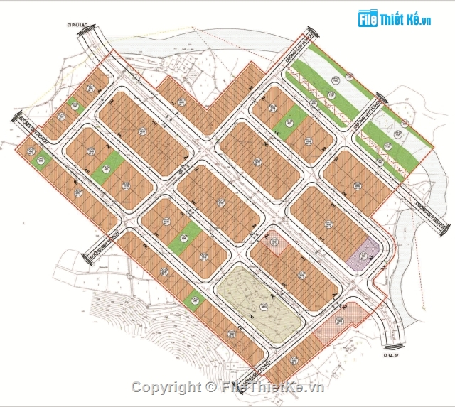 Quy Hoạch Khu Dân Cư,Bản vẽ quy hoạch,quy hoạch Giao thông
