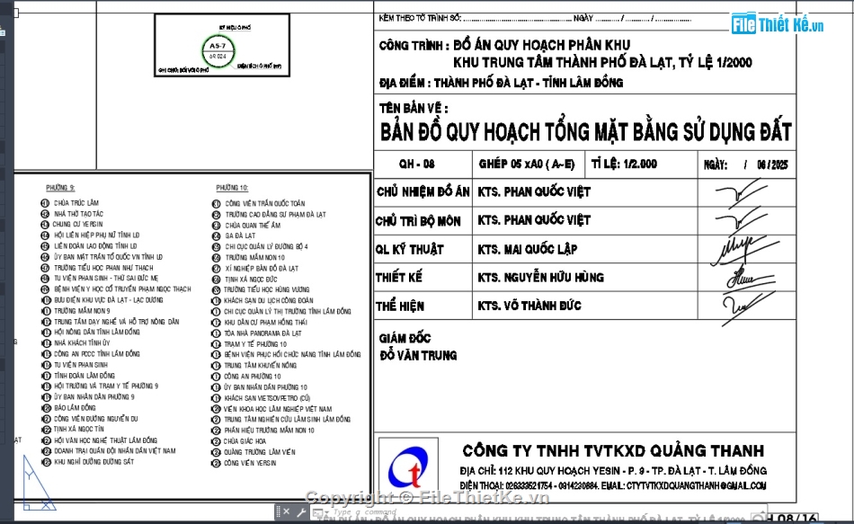 thành phố Đà Lạt,Quy hoạch Đà Lạt,quy hoạch xây dựng Đà Lạt,Quy hoạch phân khu trung tâm Đà Lạt,Đà Lạt