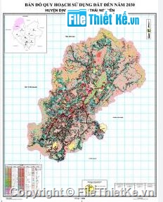 Quy Hoạch Chung,Huyện Định Hoá,Thái Nguyên,quy Hoạch Sử Dụng Đất Đến Năm 2030