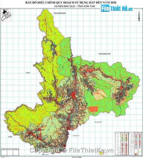 sử dụng đất,quy hoạch sử dụng đất huyện Đắk Glei,sử dụng đất huyện Đắk Glei Kon Tum