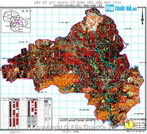 Quy hoạch sử dụng đất 2030,sử dụng đất Krong Pắk,Krong Pắk tỉnh ĐẮK NÔNG