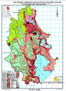 sử dụng đất,quy hoạch sử dụng đất TX Sông Cầu,file cad quy hoạch
