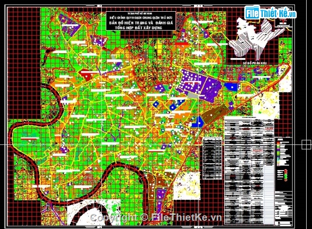 bản đồ quy hoạch,bản đồ hiện trạng,quy hoạch giao thông quận thủ đức,quy hoạch quận thủ đức tp hcm,cốt cao độ quy hoạch thủ đức