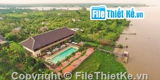 File cad khách sạn resort,Mẫu resort tiền giang,bản vẽ resort,resort nghỉ dưỡng,thiết kế resort,resort 5000 m2