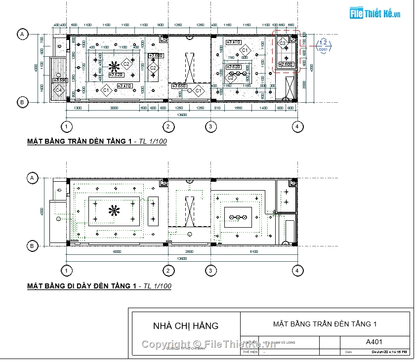 mẫu nhà phố 2 tầng đẹp,nhà phố 4x13.6m,revit nhà phố 2 tầng,bản vẽ nhà phố 2 tầng