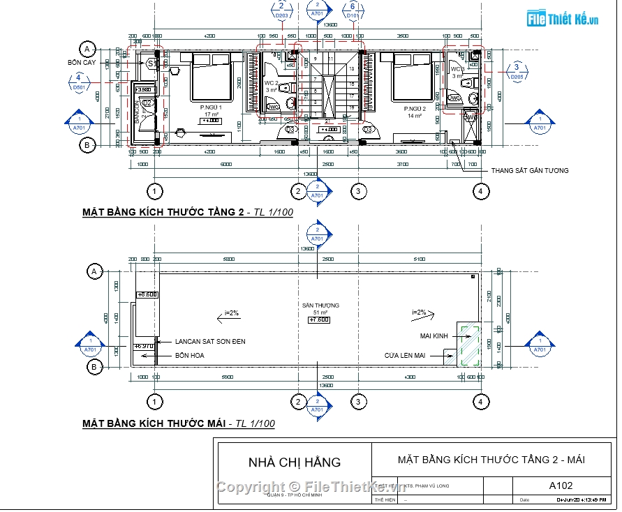 mẫu nhà phố 2 tầng đẹp,nhà phố 4x13.6m,revit nhà phố 2 tầng,bản vẽ nhà phố 2 tầng