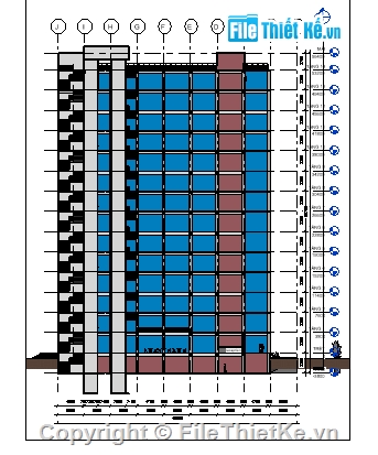 đồ án kiến trúc chung cư,revit kiến trúc chung cư,chung cư 14 tầng,thiết kế chung cư,chung cư 45x60,kiến trúc chung cư