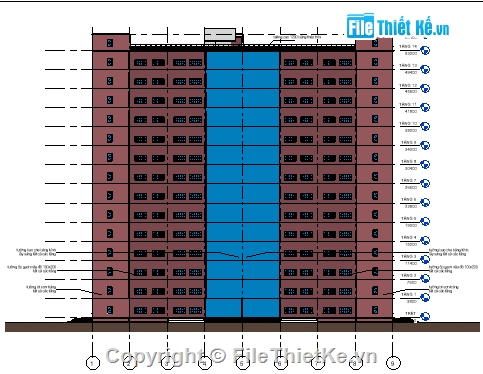 đồ án kiến trúc chung cư,revit kiến trúc chung cư,chung cư 14 tầng,thiết kế chung cư,chung cư 45x60,kiến trúc chung cư