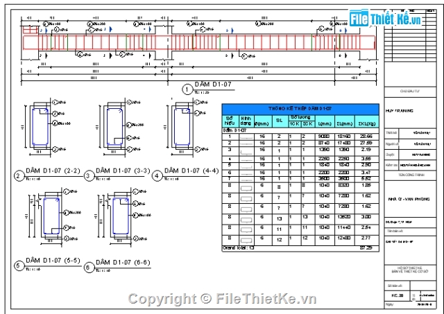 nhà 4 tầng,revit structure,thiết kế nhà phố,Nhà 8.5x15m