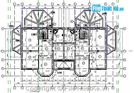 biệt thự 2 tầng,biệt thự mái dốc,biệt thự mái dốc revit,Revit biệt thự 2 tầng