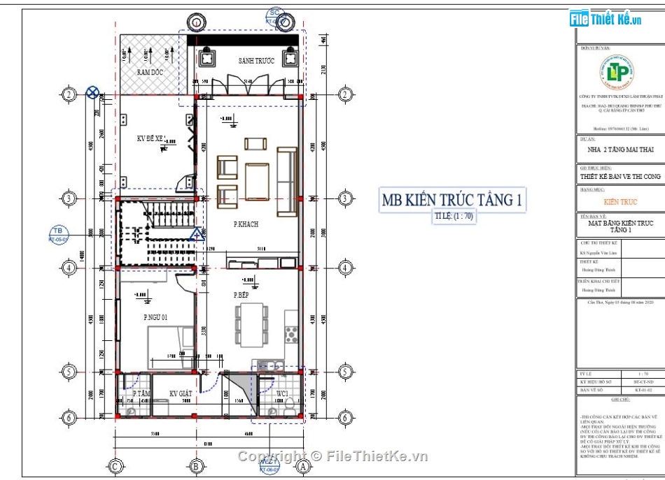 bản vẽ biệt thự 2 tầng revit,biệt thự 2 tầng revit,Revit biệt thự 2 tầng 8.1x14m,File Revit biệt thự 2 tầng,thiết kế biệt thự 2 tầng