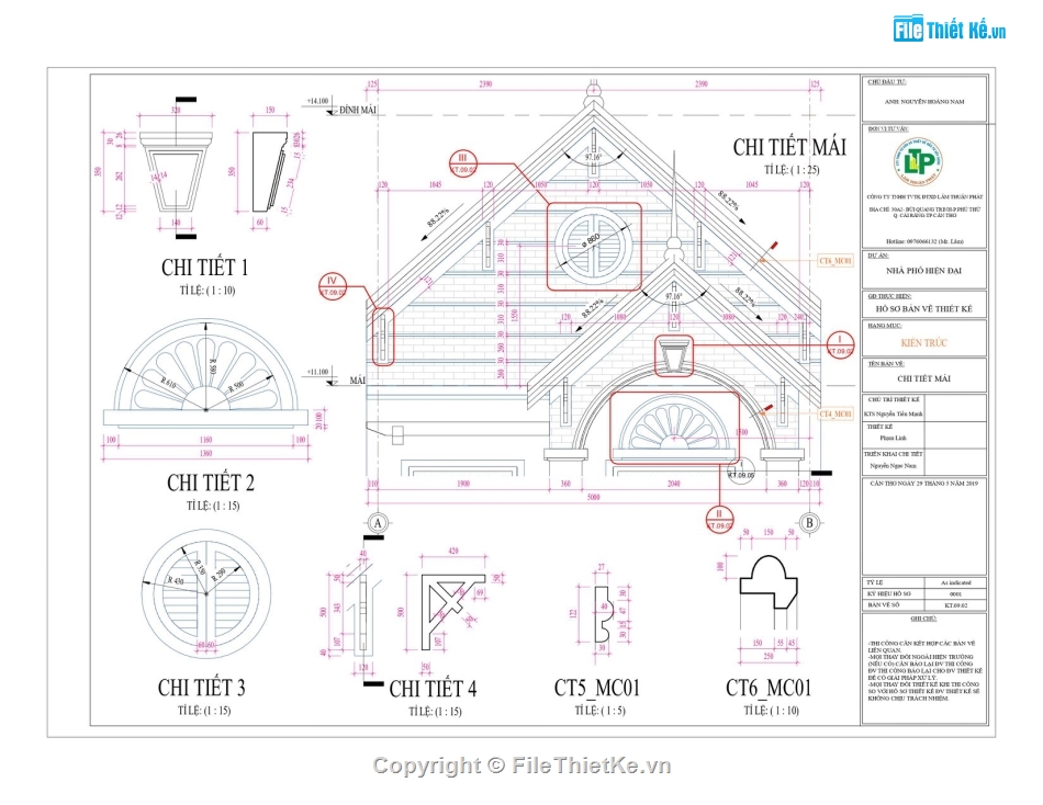 Thiết kế nhà phố 3 tầng,File revit nhà phố 3 tầng,Revit nhà phố 3 tầng,Revit 2019 Bản vẽ Nhà phố,Nhà phố 3 tầng 5x23.74m