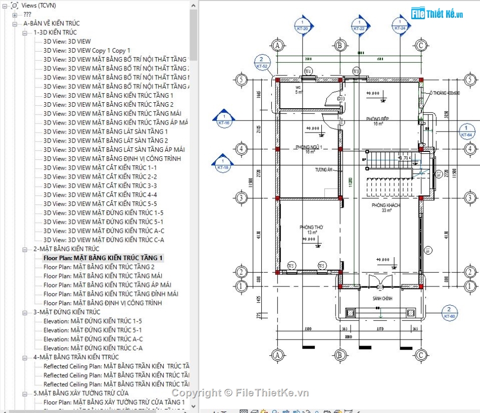 revit nhà phố 3 tầng,bản vẽ revit nhà phố,revit nhà phố 8x11.5m,nhà phố 3 tầng,Mẫu nhà phố 3 tầng hiện đại