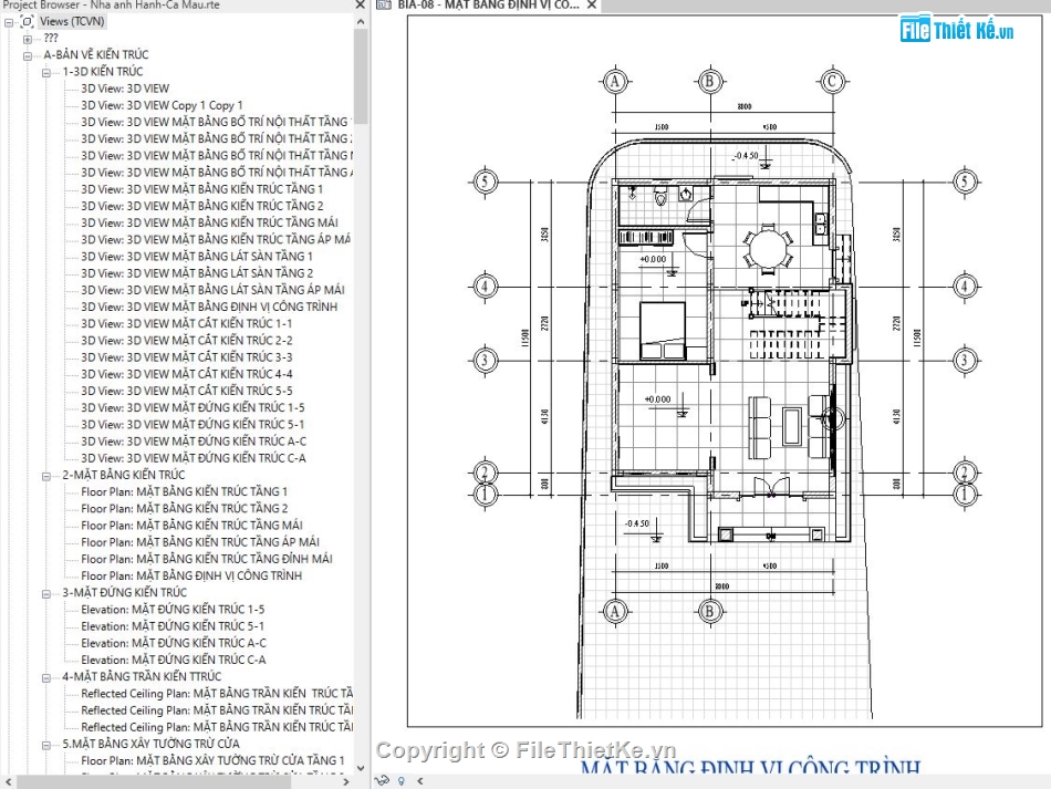 revit nhà phố 3 tầng,bản vẽ revit nhà phố,revit nhà phố 8x11.5m,nhà phố 3 tầng,Mẫu nhà phố 3 tầng hiện đại