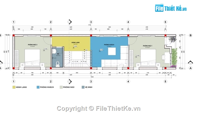 nhà phố 3 tầng,bản vẽ revit nhà phố 3 tầng,revit nhà 3 tầng,Thiết kế nhà phố 3 tầng revit,Nhà phố 3 tầng 4x18.475m