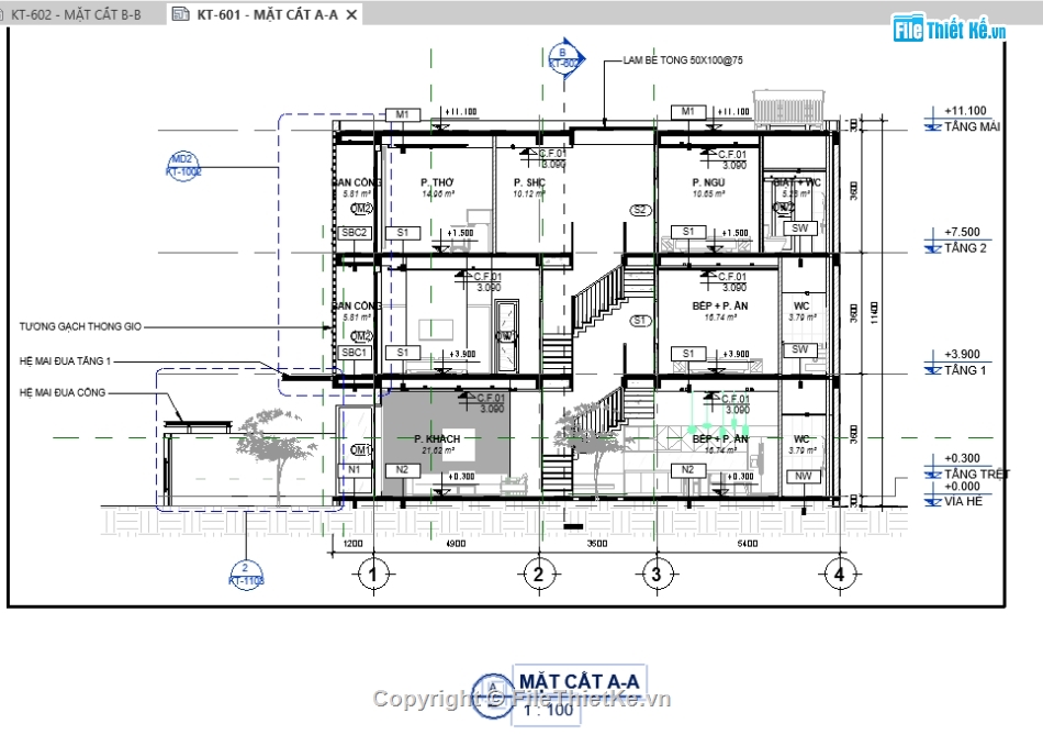 revit kiến trúc 3 tầng,bản vẽ revit nhà phố,revit nhà phố 3 tầng,bản vẽ revit nhà phố 3 tầng