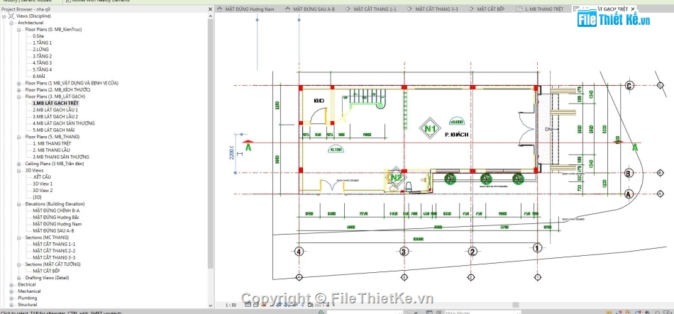 bản vẽ revit Nhà phố,revit Nhà phố 4 tầng,nhà phố 4 tầng revit,bản vẽ revit nhà phố 4 tầng,revit nhà phố